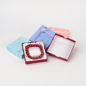 Cardboard Bracelet Boxes with Flower UK-BC046