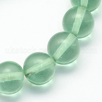 Watermelon Stone Glass Beads Strands UK-G-S143-6mm-K-1