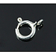 Sterling Silver Spring Ring Clasps UK-STER-A007-24A-K-2