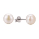 Pearl Ball Stud Earrings UK-EJEW-Q701-01A-5