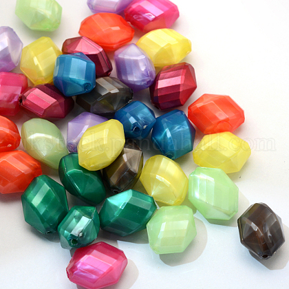 Pearlized Acrylic Beads UK-MACR-S790-M-K-1