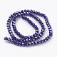 Electroplate Glass Beads Strands UK-X-GLAA-K027-PL-A06-2