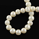 Grade A Natural Cultured Freshwater Pearl Beads Strands UK-SPPA006Y-1-K-2