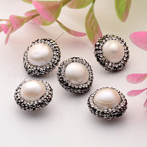 Natural Cultured Freshwater Pearl Beads UK-PEAR-E299-04A-K