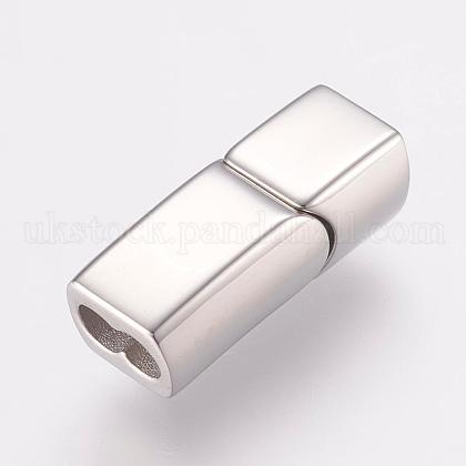 304 Stainless Steel Magnetic Clasps UK-STAS-E138-06P-1