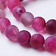 Natural Grade A Striped Agate/Banded Agate Beads Strands UK-G-E478-01-6mm-3