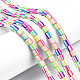 Handmade Polymer Clay Bead Strands&nbsp;UK-CLAY-ZX006-01M-1